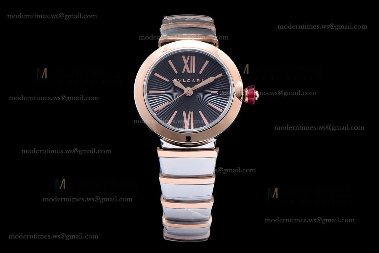 Bvlgari LVCEA Series RG/RG TT Blk BVF Automatic/Quartz 102197 LU33C6SSPGD