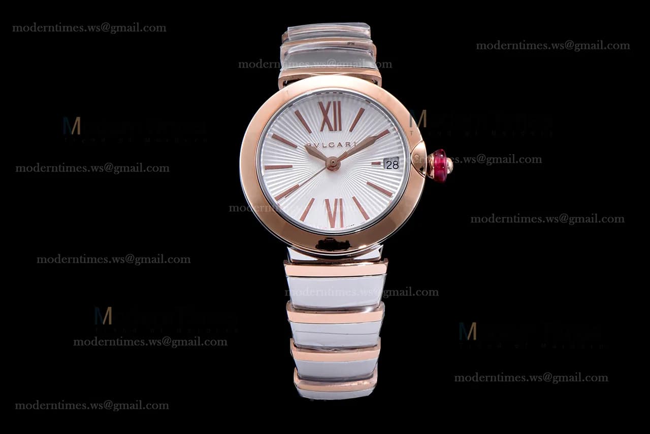 Bvlgari LVCEA Series RG/RG TT Wht BVF Automatic/Quartz 102197 LU33C6SSPGD