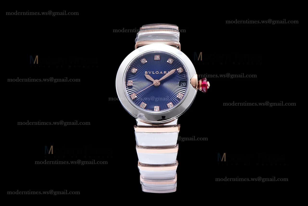 Bvlgari LVCEA Series RG/RG TT Blu BVF Automatic/Quartz 102198 LU33WSPGSPGD/11