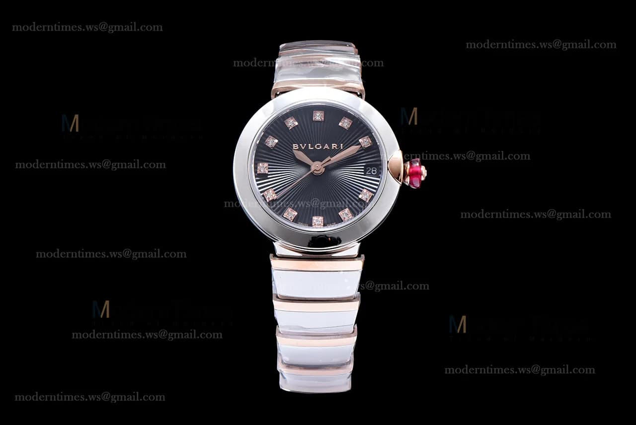 Bvlgari LVCEA Series RG/RG TT Blk BVF Automatic/Quartz 102198 LU33WSPGSPGD/11