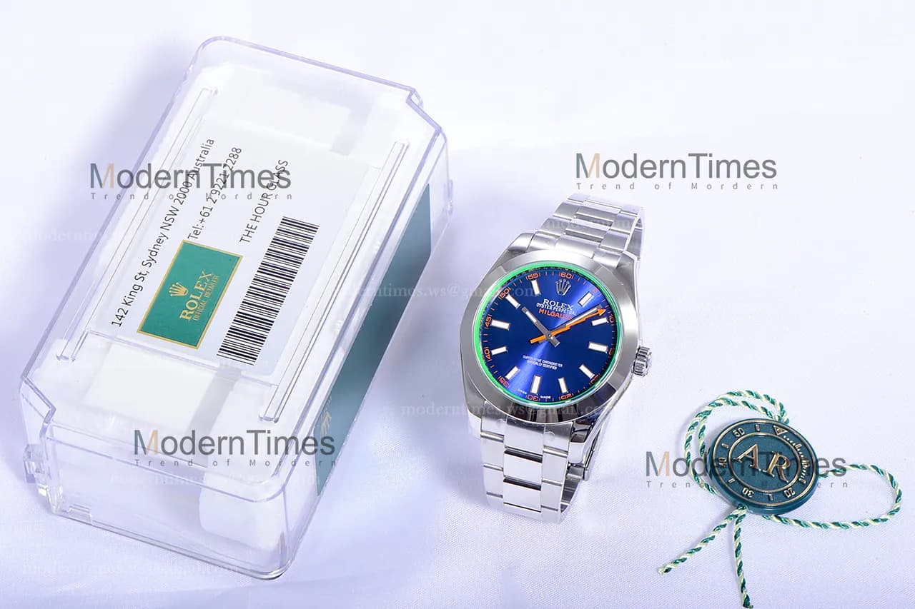 Rolex Milgauss SS/SS Blu Cal.3131 ARF Automatic m116400gv-0002