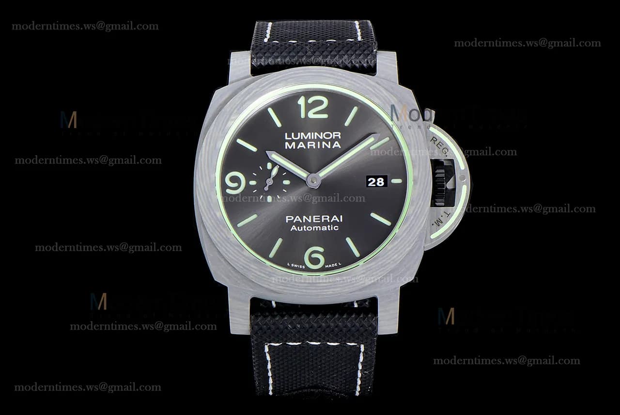 Panerai Luminor Series CF/NL Blk/Blk VSF Automatic PAM01119
