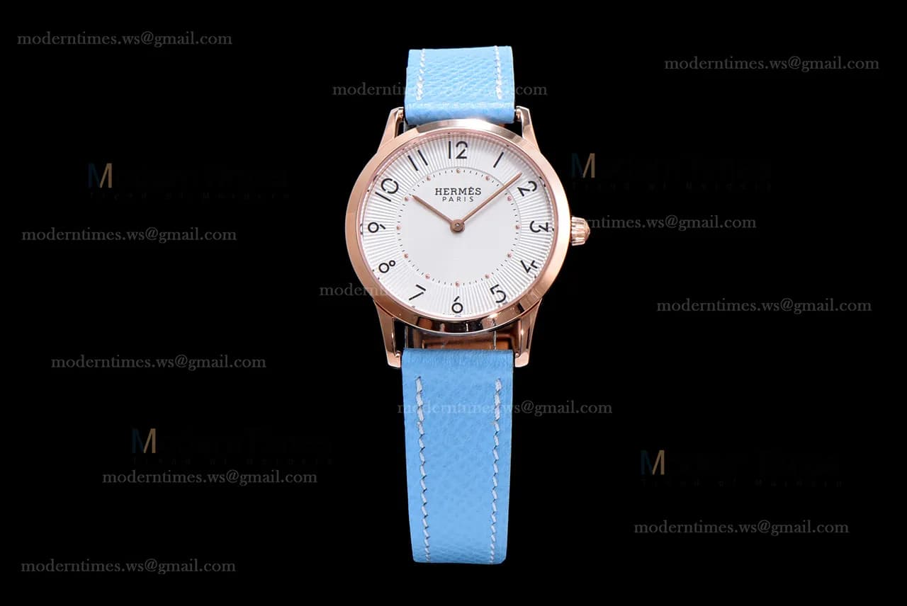 Hermes Slim D Series RG/LE BVF Wht/Blu Quartz