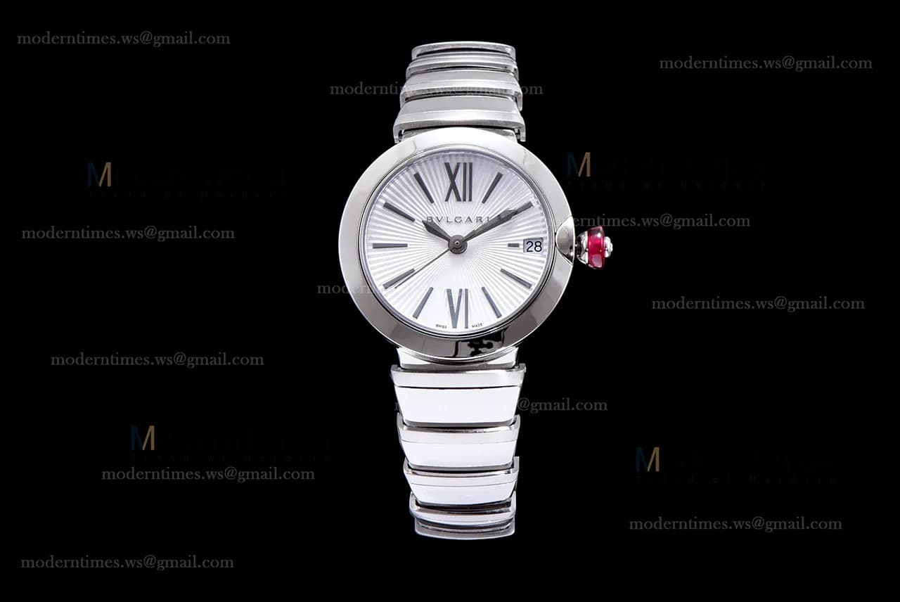 Bvlgari LVCEA Series SS/SS Wht BVF Automatic/Quartz 102195 LU28C6SSD