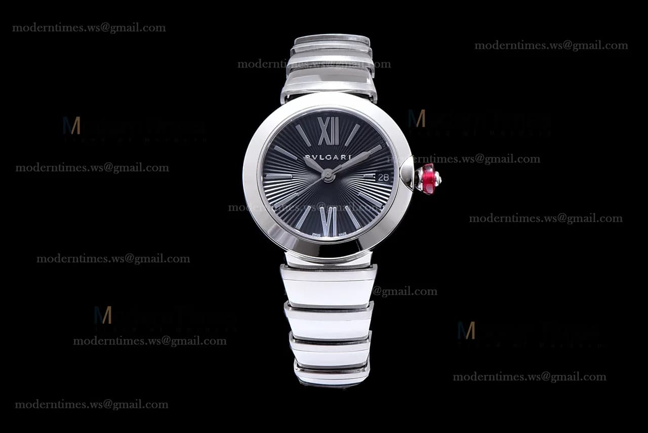 Bvlgari LVCEA Series SS/SS Blk BVF Automatic/Quartz 102195 LU28C6SSD