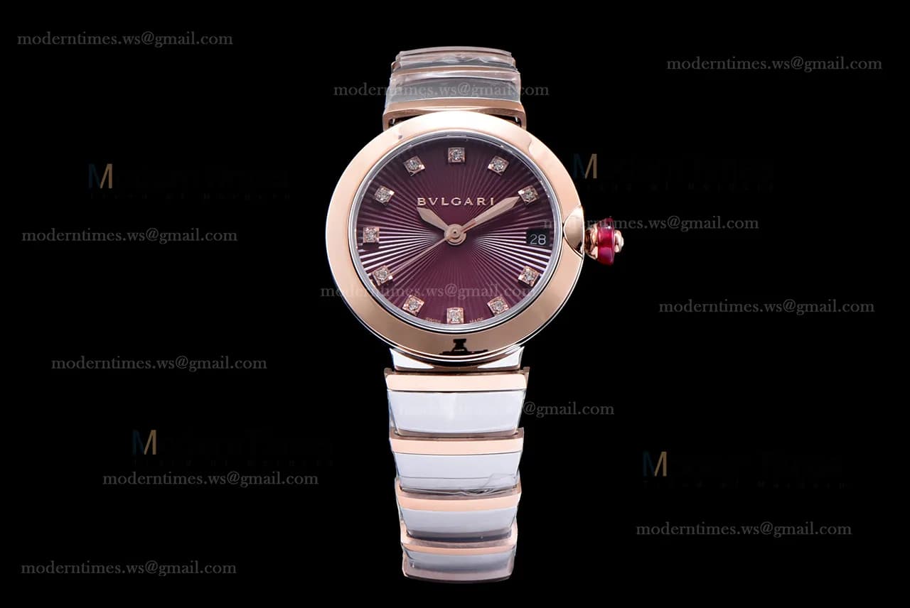 Bvlgari LVCEA Series RG/RG TT Red BVF Automatic/Quartz 102197 LU33C6SSPGD