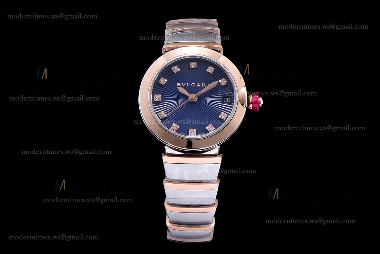 Bvlgari LVCEA Series RG/RG TT Blu BVF Automatic/Quartz 102197 LU33C6SSPGD
