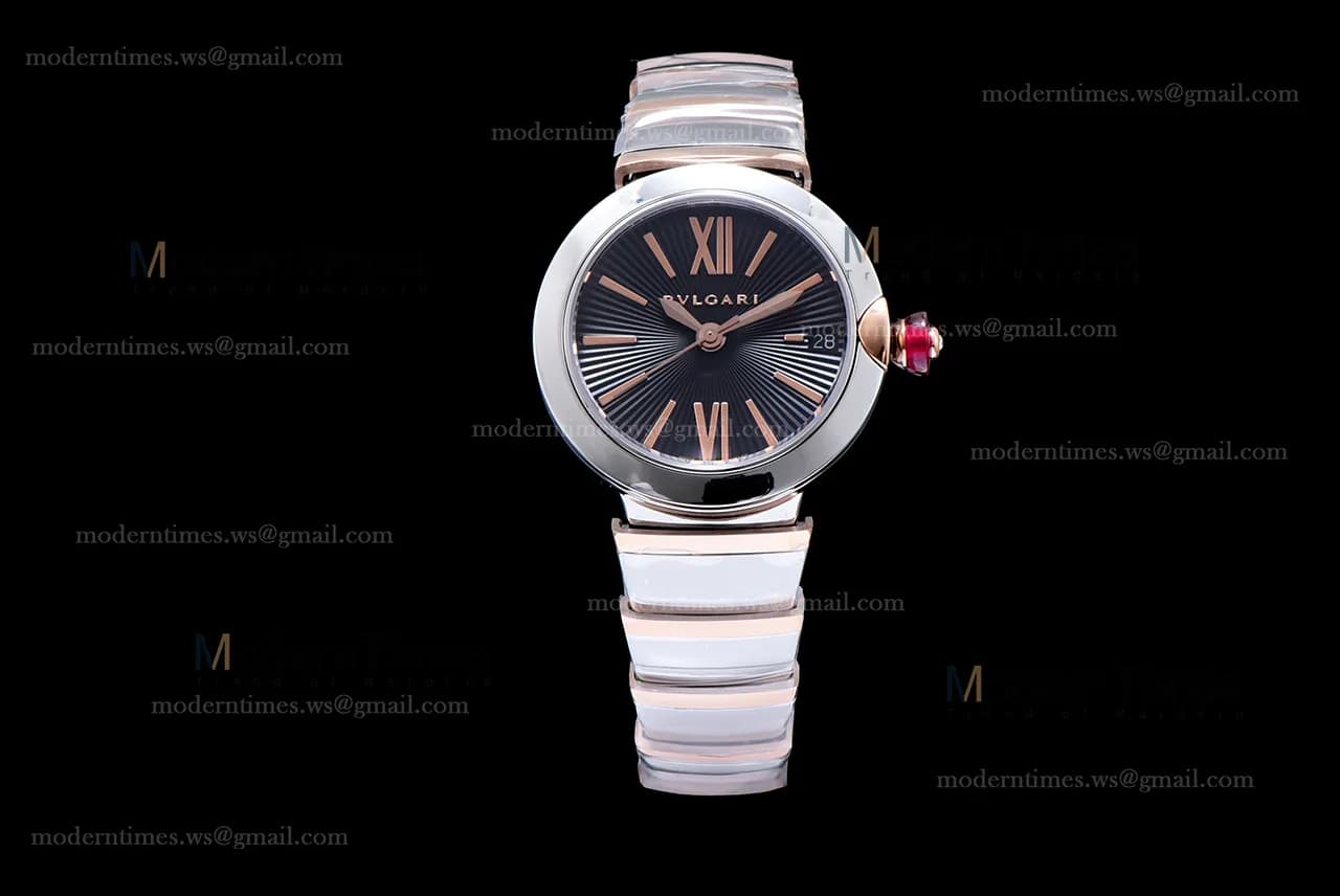 Bvlgari LVCEA Series RG/RG TT Blk BVF Automatic/Quartz 102197 LU33C6SSPGD