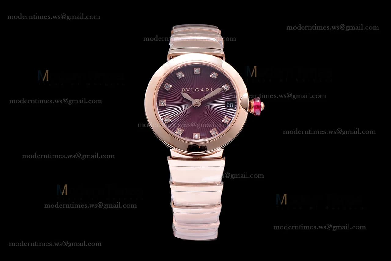 Bvlgari LVCEA Series RG/RG Red BVF Automatic/Quartz
