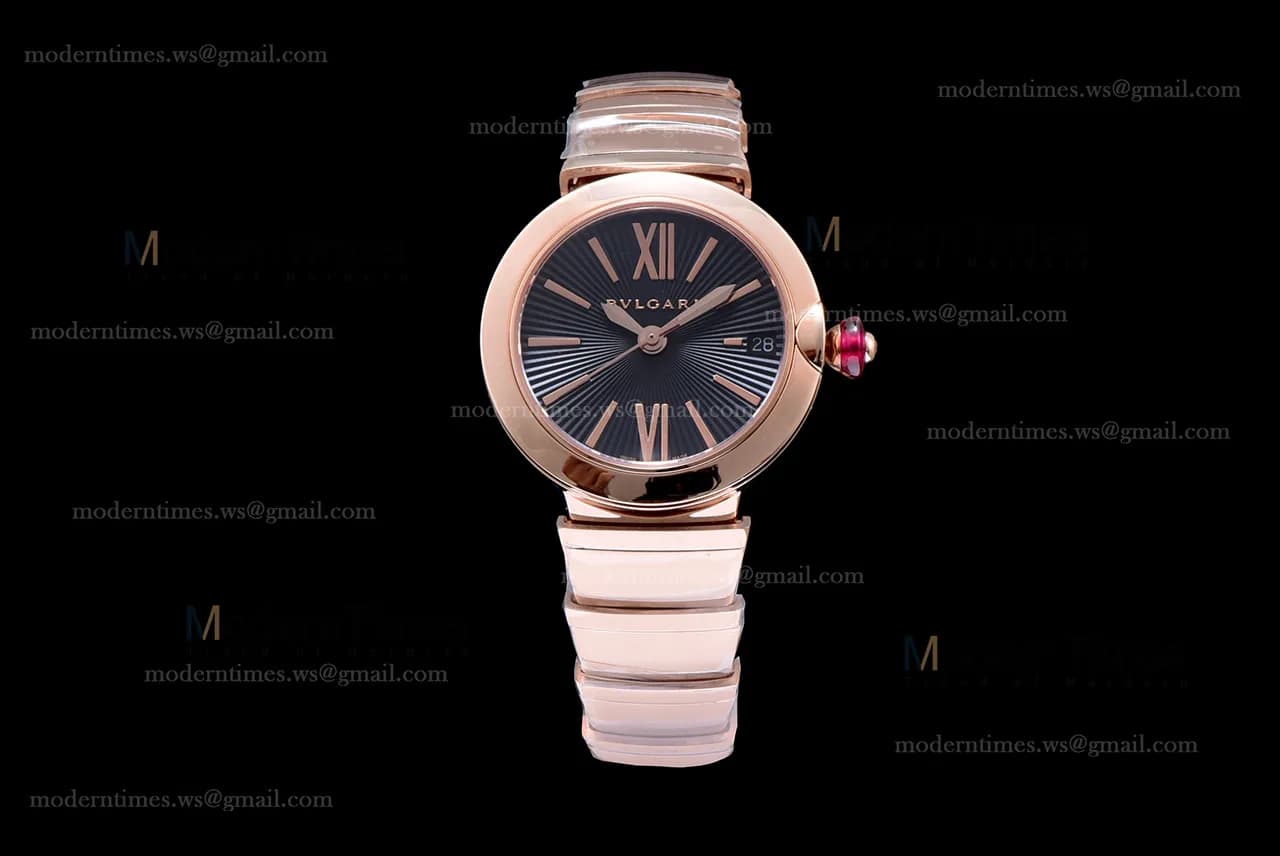 Bvlgari LVCEA Series RG/RG Blk BVF Automatic/Quartz