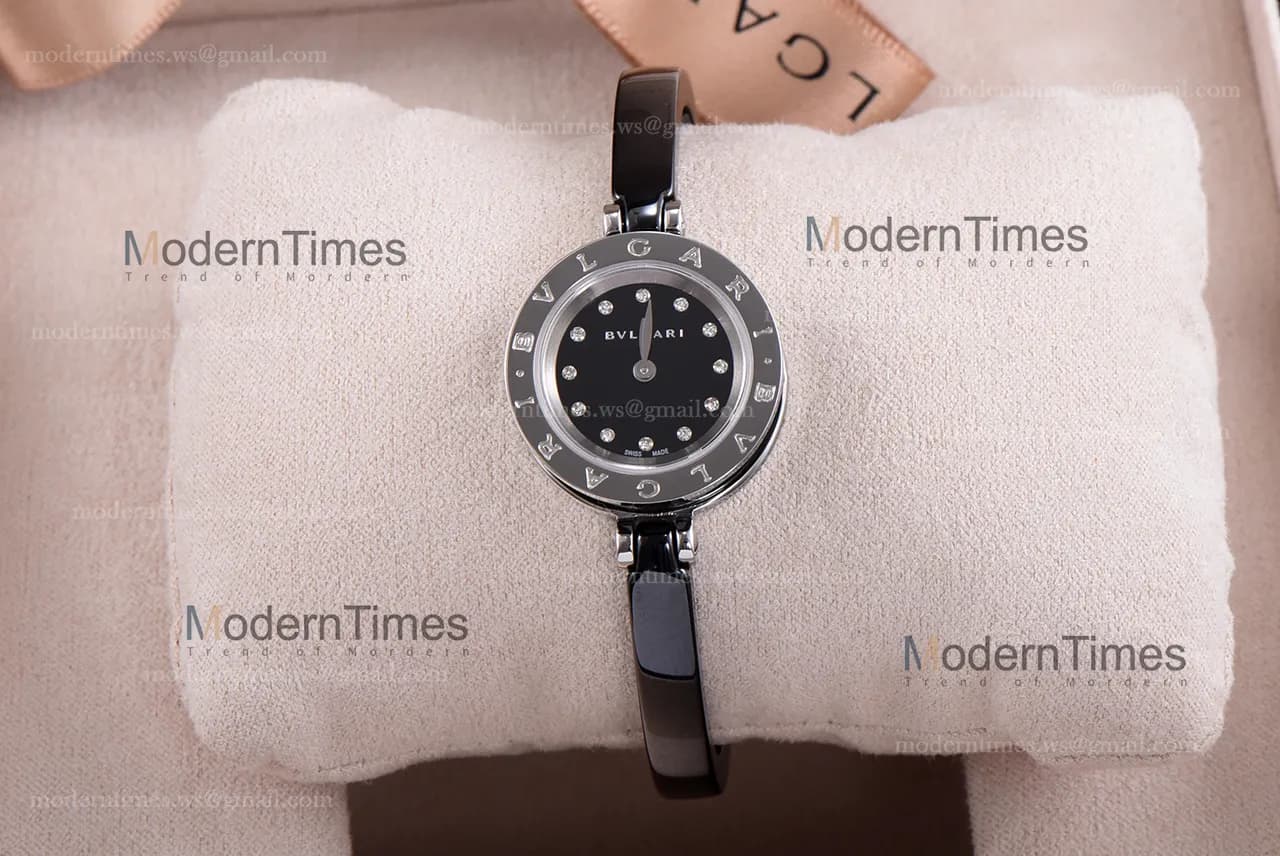Bvlgari Bzero1 Series Diams PVD/PVD Blk ZLO Quartz 102085 BZ23BSCC.M