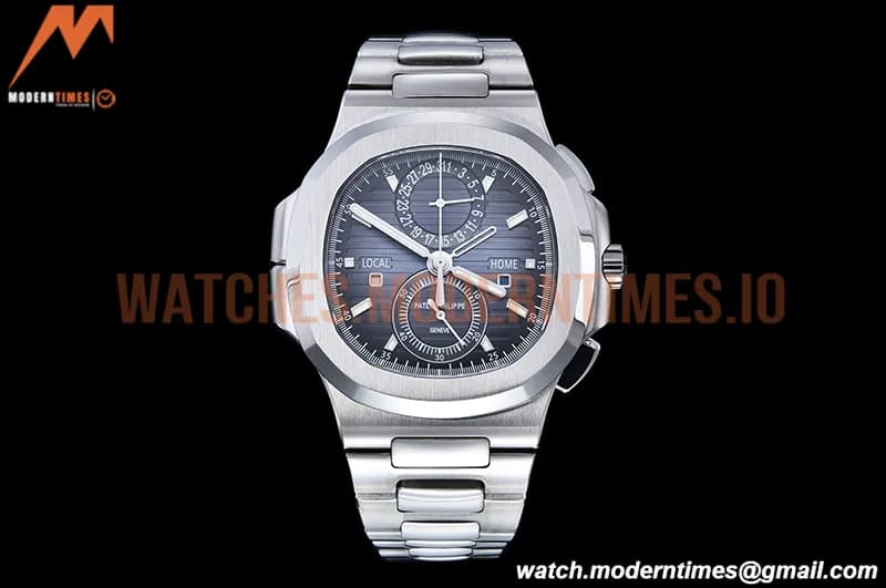 Patek Philippe - Nautilus Chrono Travel 5990 SS/SS Grey SPPF A28-520