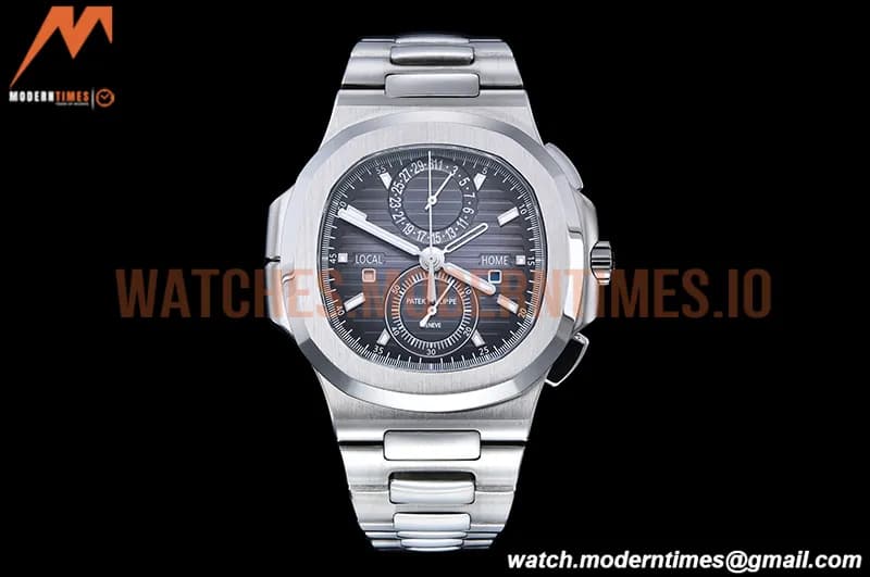 Patek Philippe - Nautilus Chrono Travel 5990 SS/SS Blue SPPF A28-520