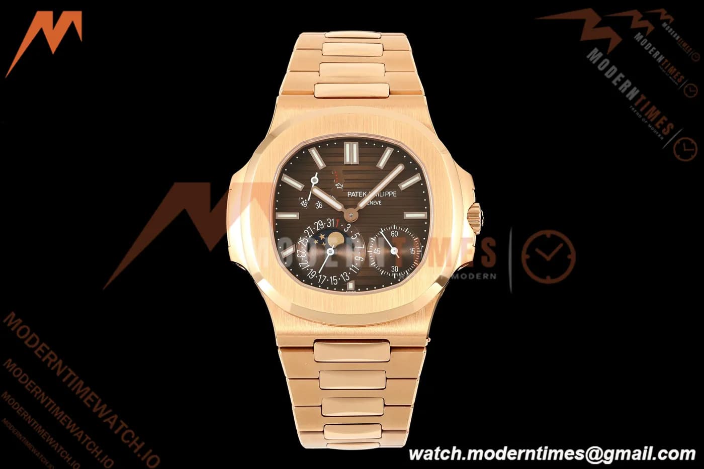 Patek Philippe - Nautilus 5712/1R 40mm RG/RG Brn/Stk OMEF A240