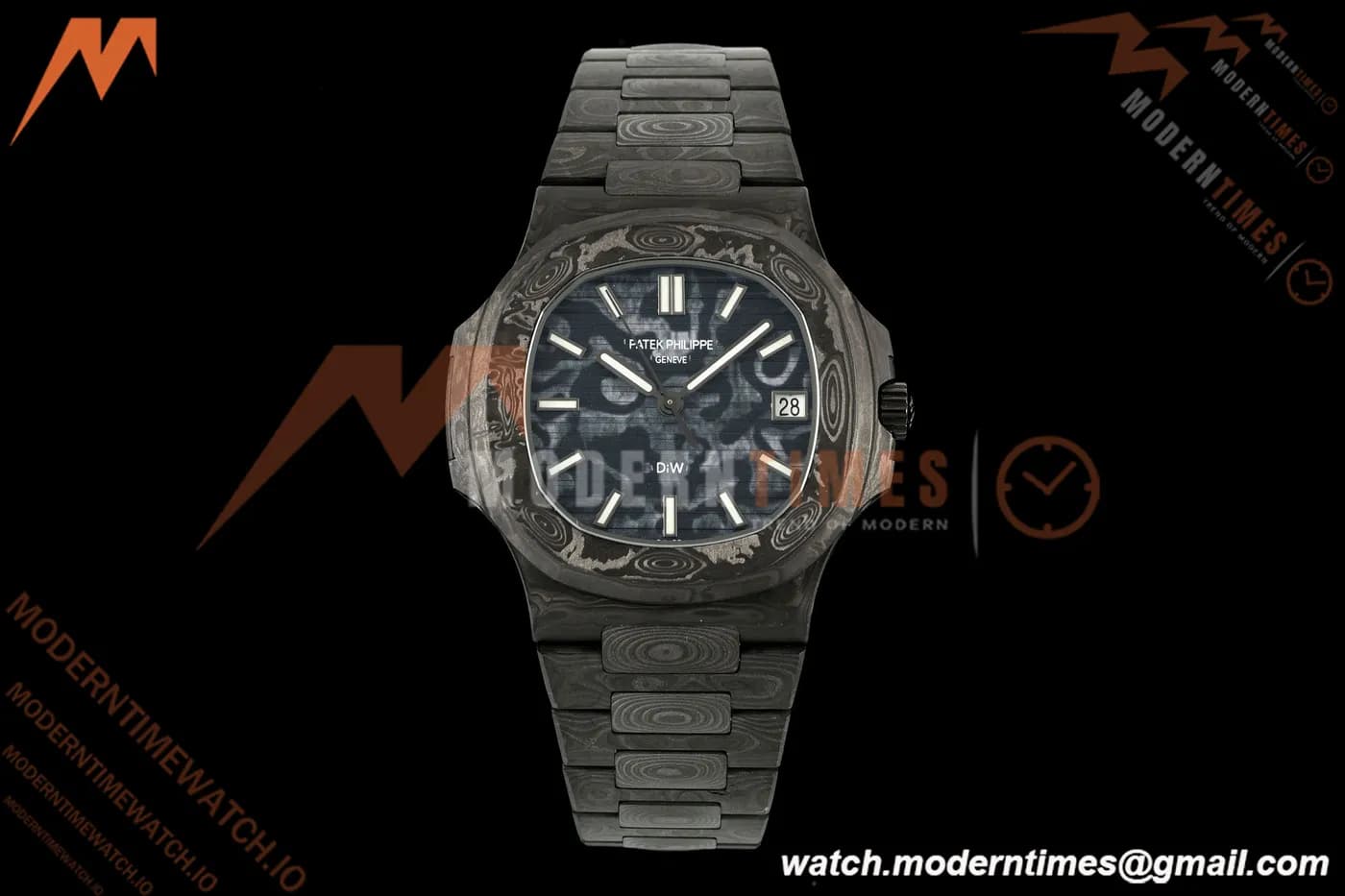 Patek Philippe - Nautilus DiW 5711 40mm All Carbon Monolith Black FC/FC Forged Carbon Dial DIWF A324CS