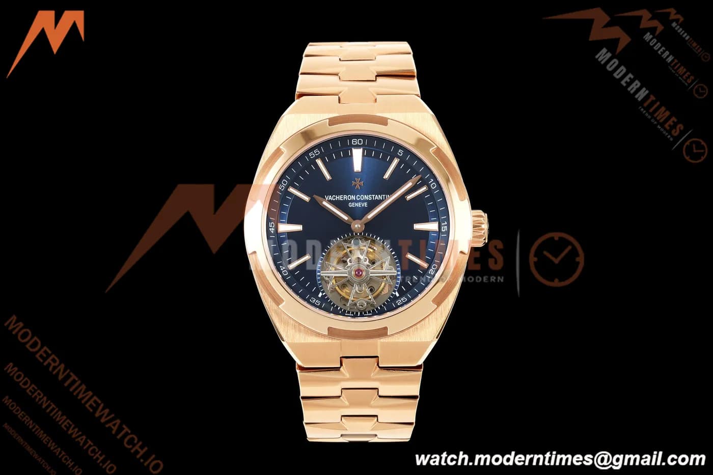 Vacheron Constantin - Overseas 6000V/210R-B733 RG/RG Blue/Stk ANTF Tourb
