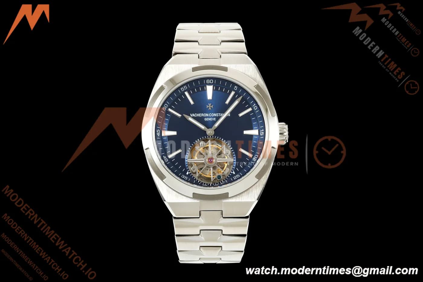 Vacheron Constantin - Overseas 6000V/110A-B544 SS/SS Blue/Stk ANTF Tourb