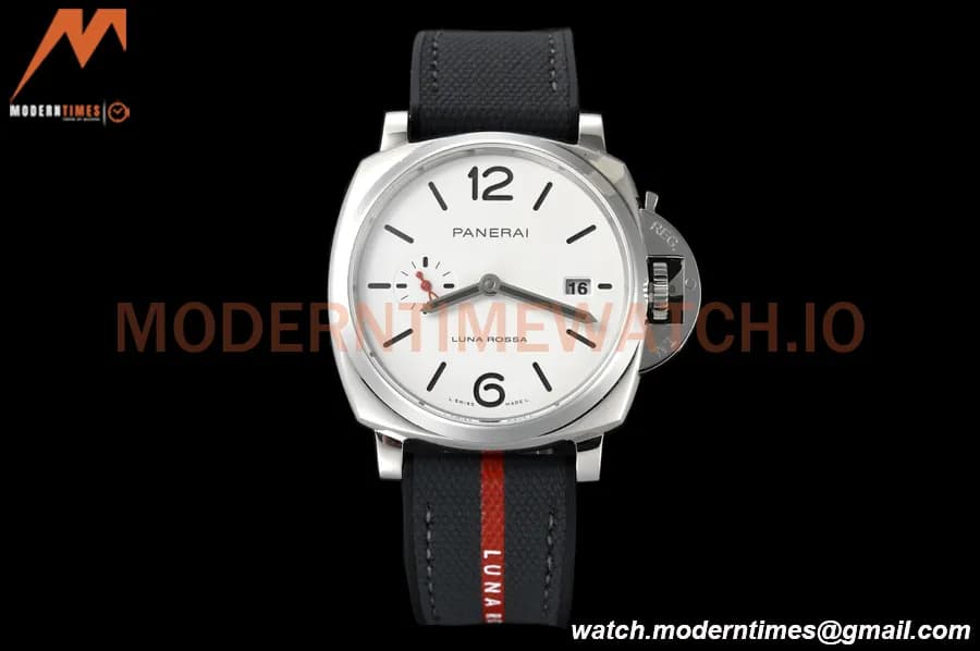 Panerai - PAM1381 Luminor Due Luna Rossa 42mm SS/RU White VSF P900