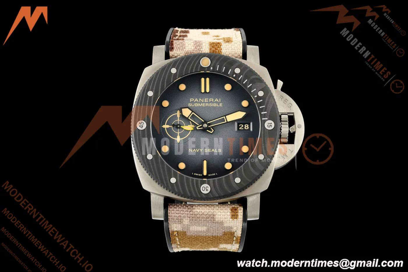 Panerai - PAM1669 Submersible Navy SEALs Titanio 47mm TI/CAR/RU G-Black VSF P900