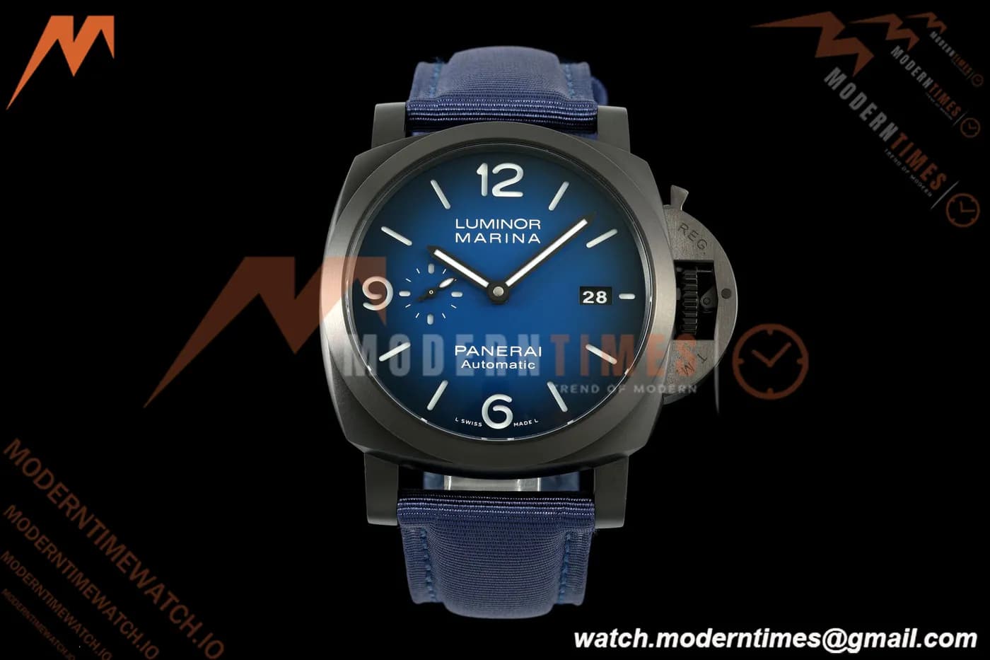 Panerai - PAM2319 Luminor Marina Milan Edition 44mm DLC/NY Blue VSF P9010