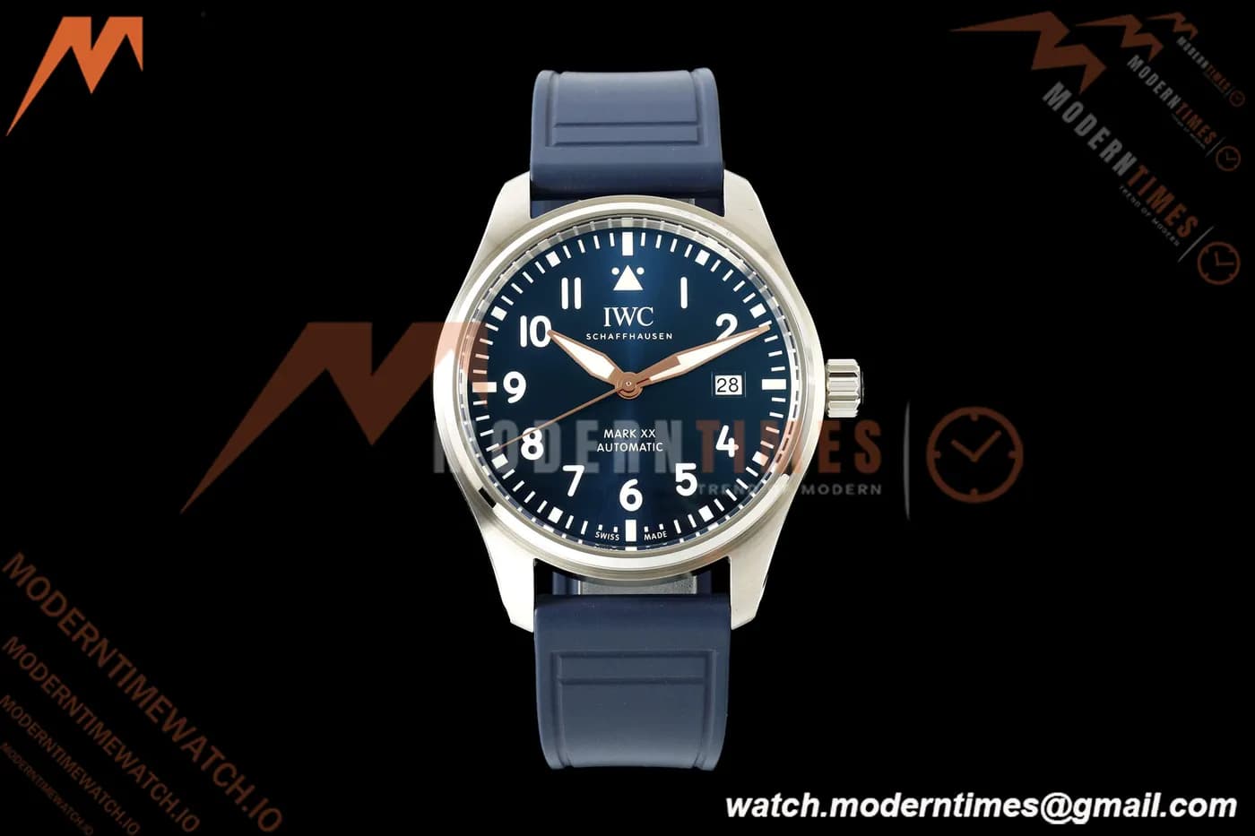 IWC - Pilots Mark XX 40mm Automatic IW328221 SS/RU Blu/Num MZF A2892