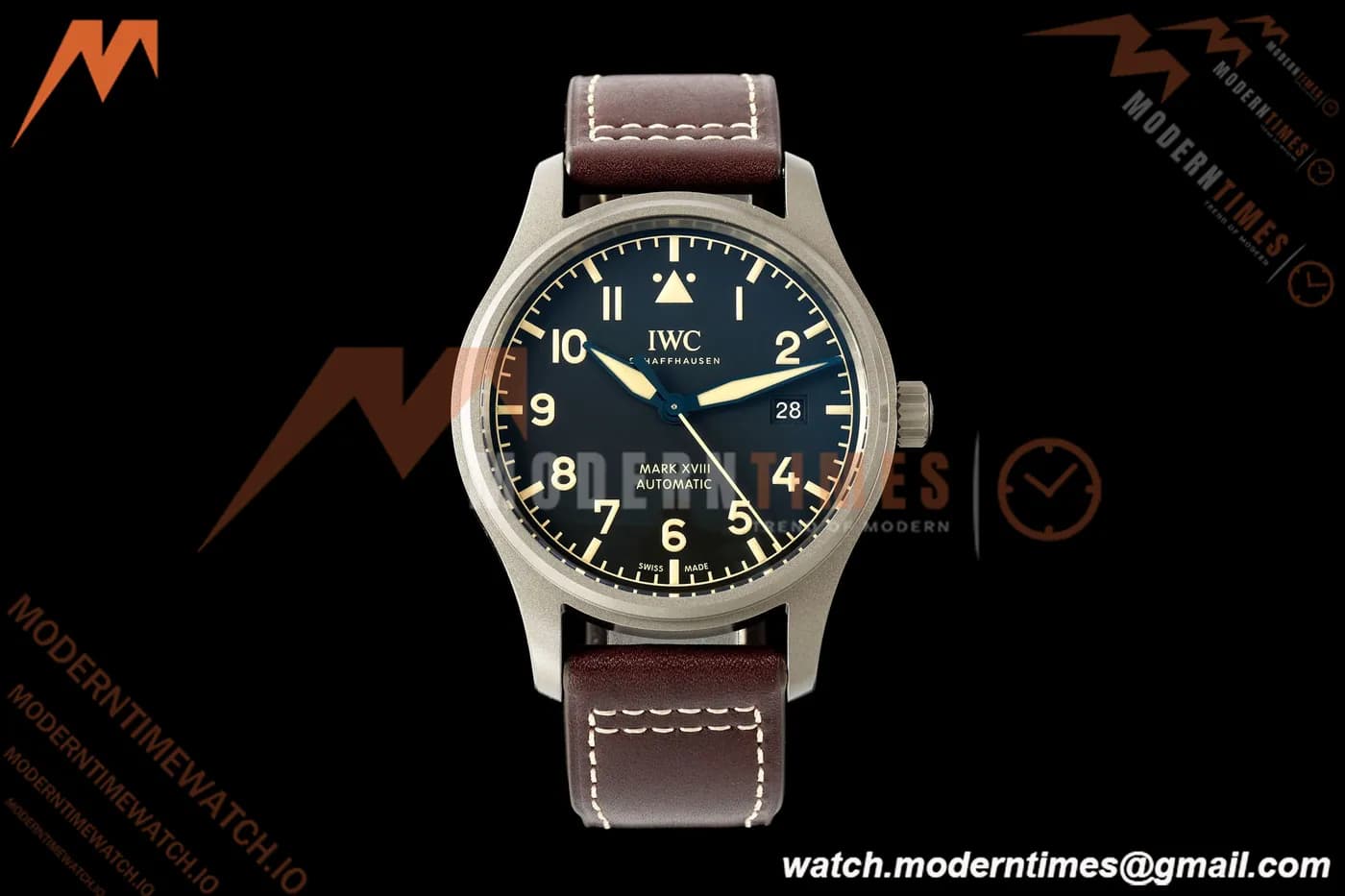 IWC - Pilots Mark XVIII 40mm Automatic IW327006 Ti/LE Dark Blue/Num MZF A2892