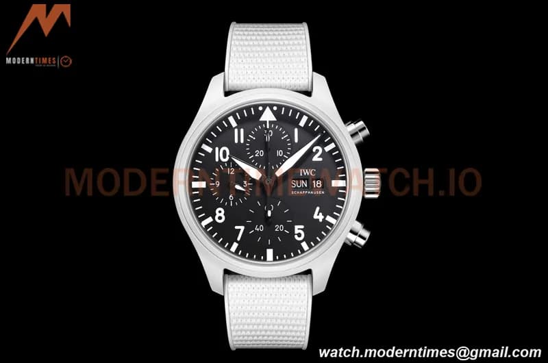 IWC - Pilots Chrono Top Gun IW389105 CER/RU Blk/Num TWF A7750