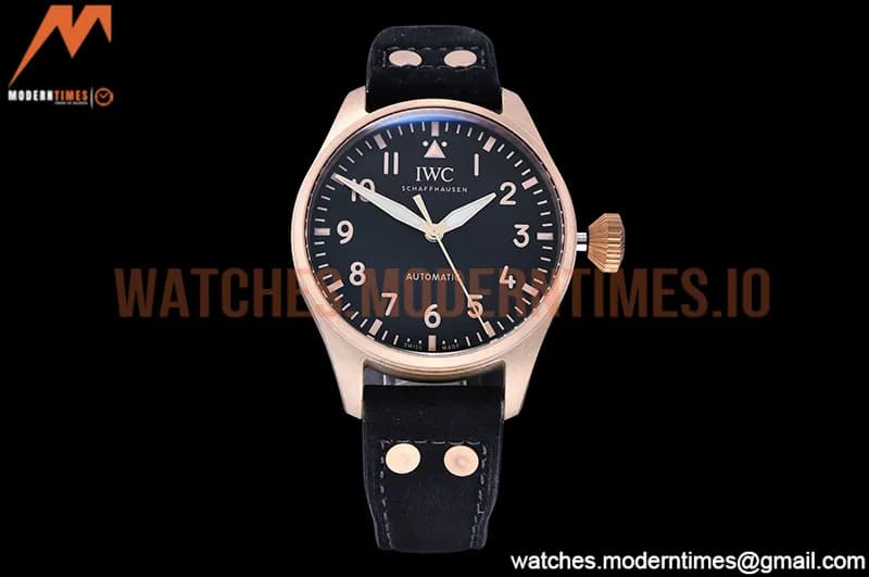 IWC - Big Pilot IW329703 Blk BR/LE Black M+F MY8205