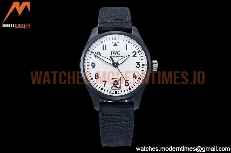 IWC - Pilot IW326905 Black Aces CER/NY White M+F MY9039