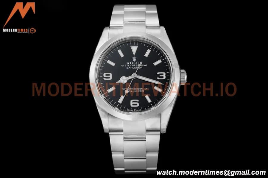 Rolex - Explorer 1 124270 36mm 904L SS/SS Black SBF VS3230