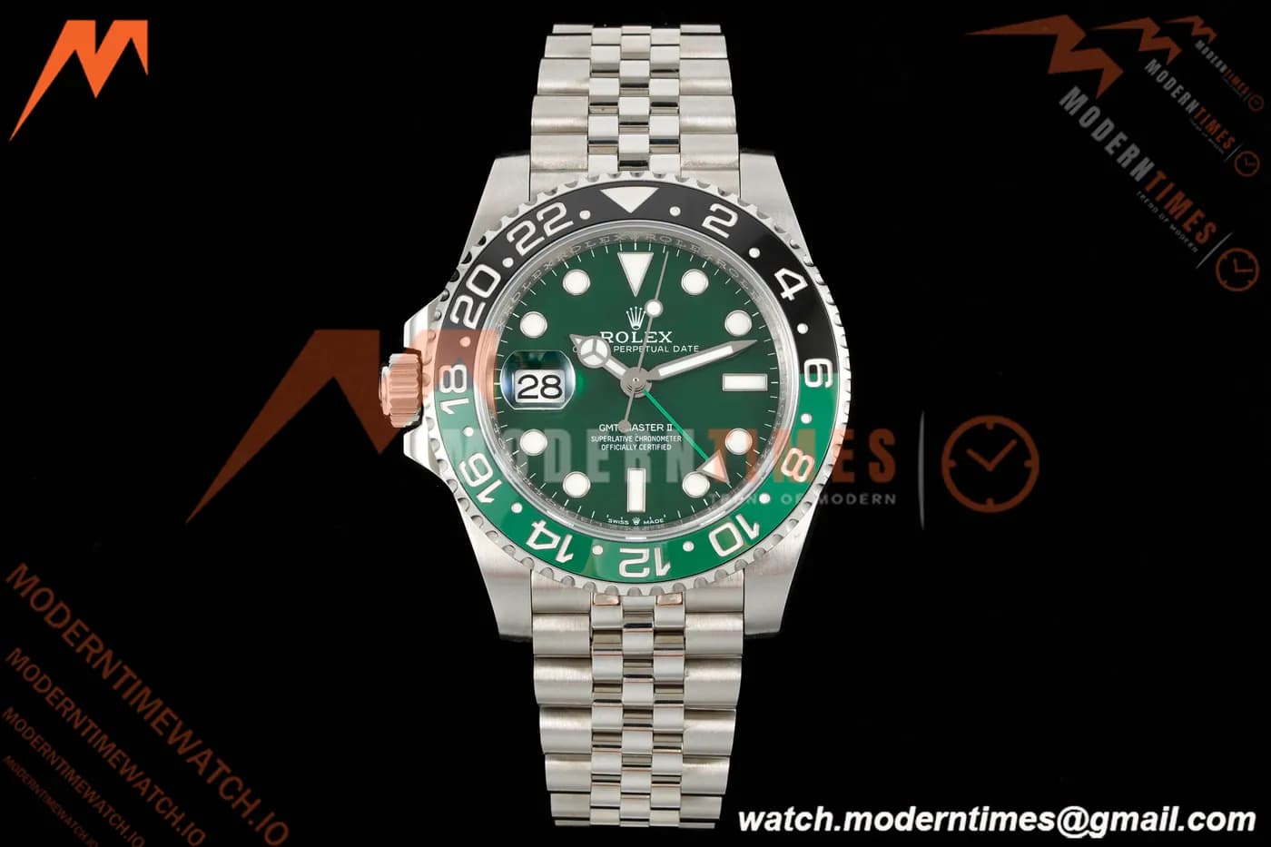 Rolex - GMT II 126729VTNR 40mm Jub SS/SS LHD Green Dial 3EF SH3285 CHS