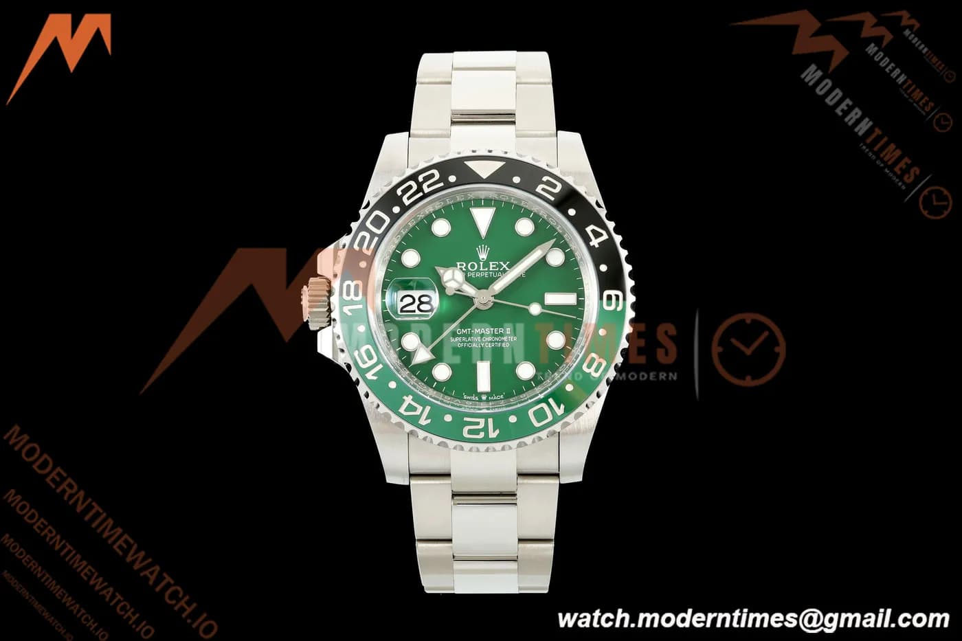 Rolex - GMT II 126729VTNR 40mm Oys SS/SS LHD Green Dial SCF SH3285 CHS