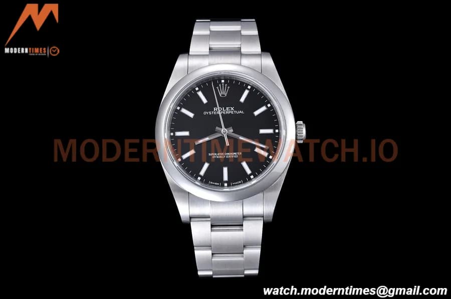 Rolex - Oyster Pert. 39mm 114300 904L SS/SS Black EWF A3132