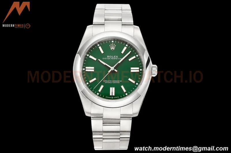 Rolex - Oyster Pert. 41mm 124300 SS/SS Green OWF VR3230