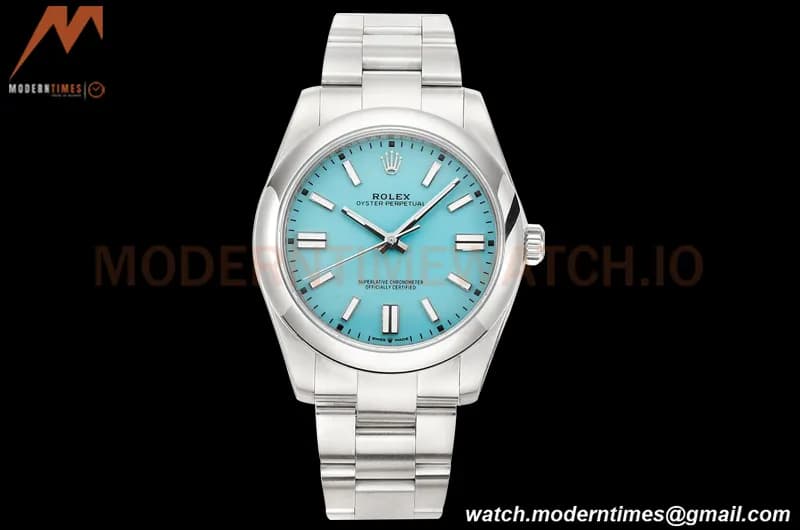 Rolex - Oyster Pert. 41mm 124300 SS/SS Turquoise Blue OWF VR3230