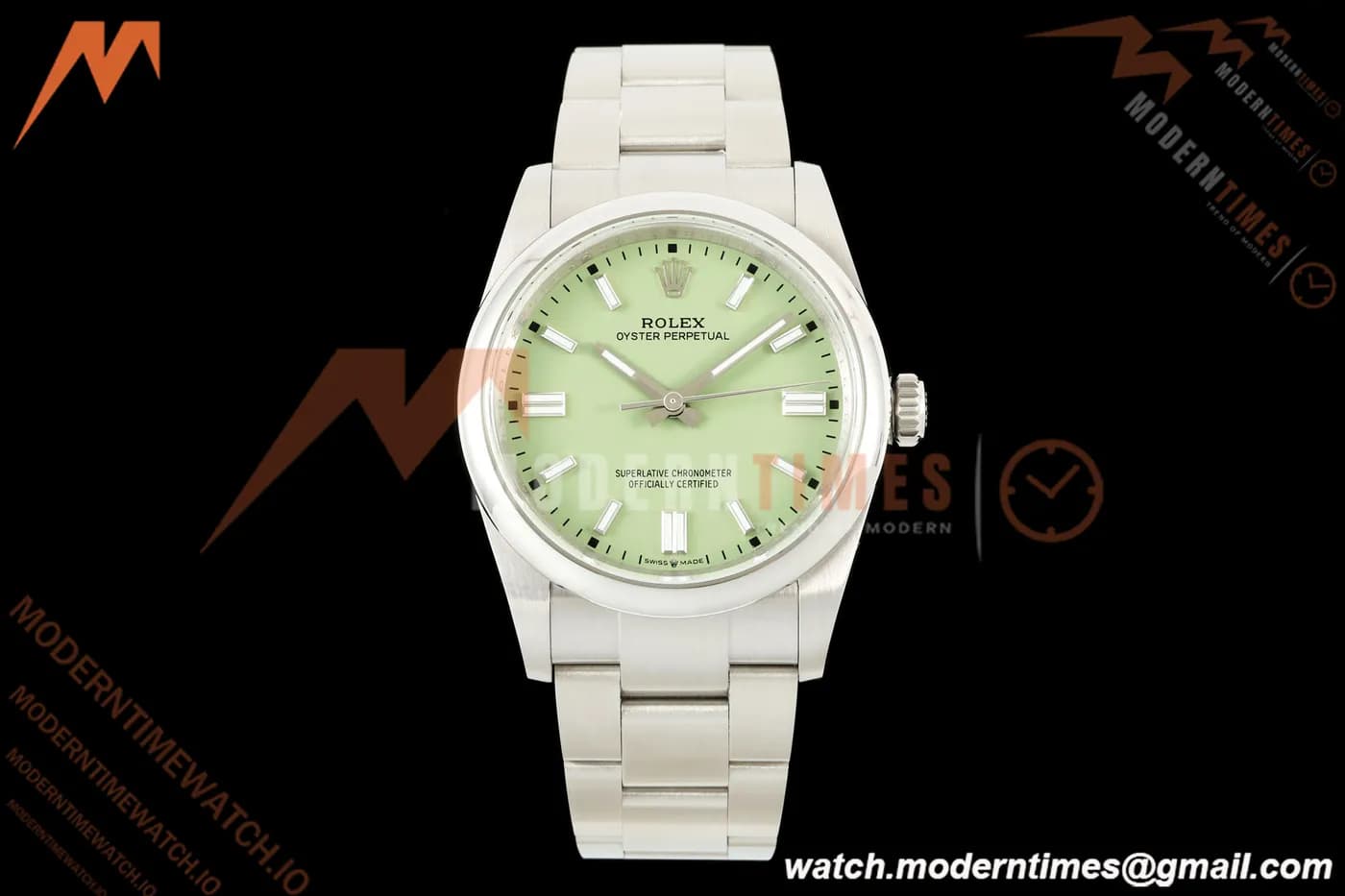 Rolex - Oyster Perpetual 126000 36mm Oys Smt 904L SS/SS Pistachio Green Dial GMF V2 A2824