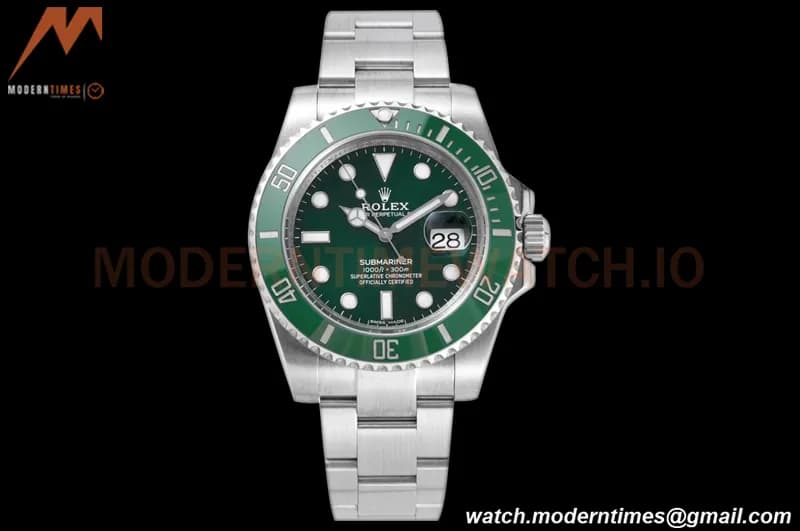 Rolex - Submariner 40mm 116610LV 316L SS/SS Green ZRF A3135
