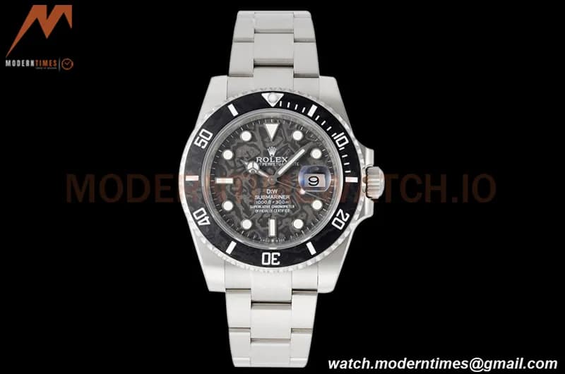 Rolex - EOC Submariner 40mm 904L TI/TI Carbon Black DIWF A3135