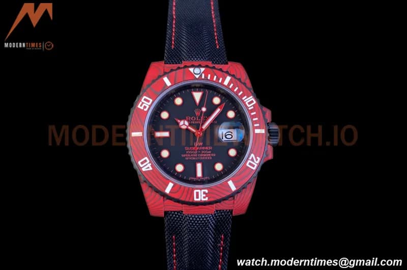 Rolex - Submariner DiW Red Carbon 40mm FC/NY Red VSF VS3135