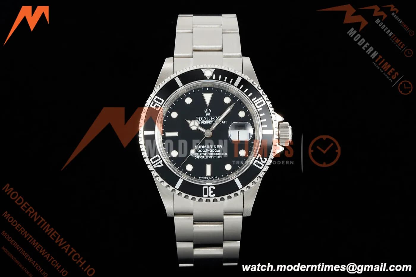 Rolex - Submariner Vintage 16610LN 904L SS/SS Black TMF VR3135