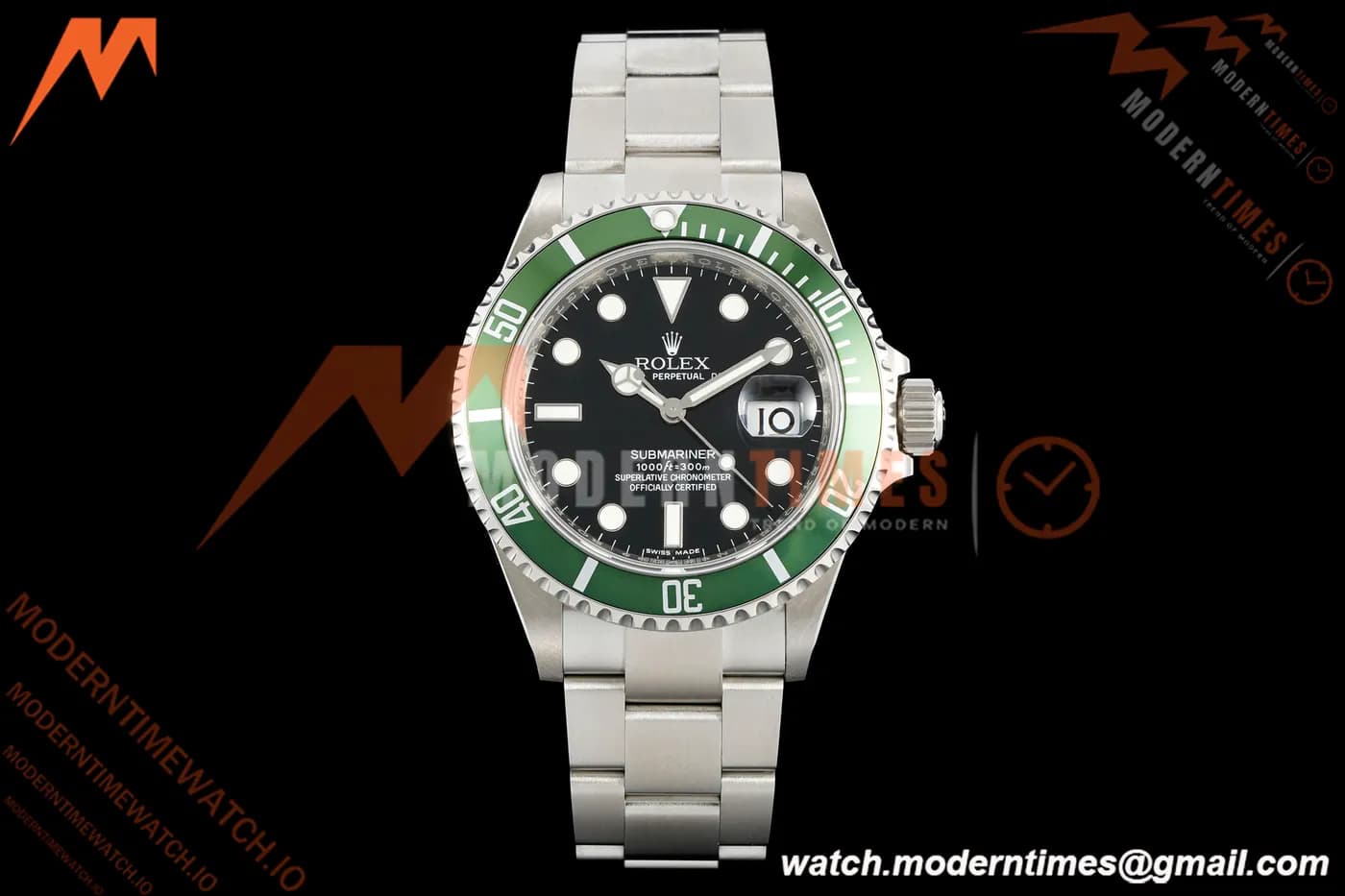 Rolex - Submariner Vintage 16610LV 904L SS/SS Black TMF VR3135