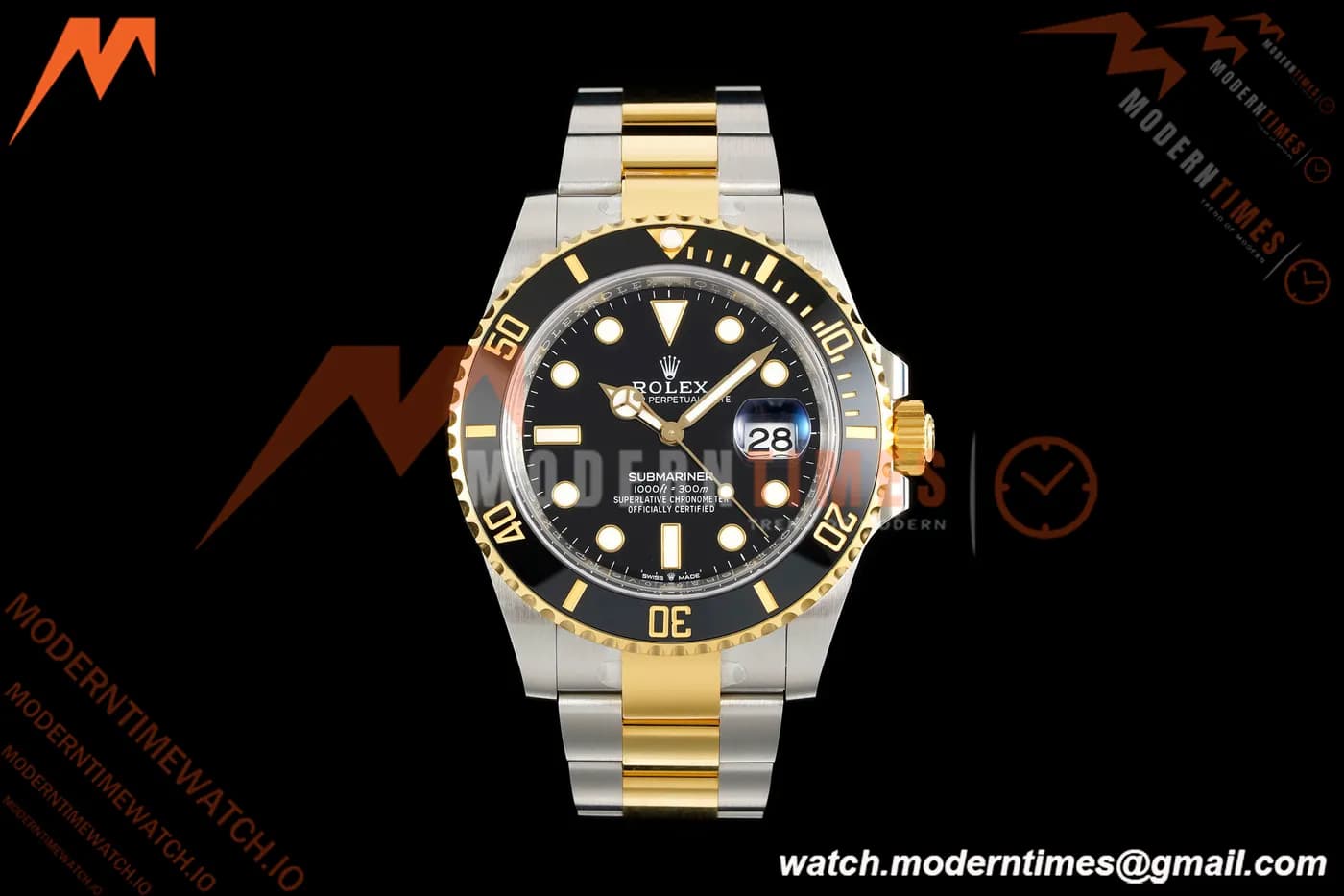 Rolex - Submariner 126613LN 904L 41mm YG/SS Black THBF SH3235