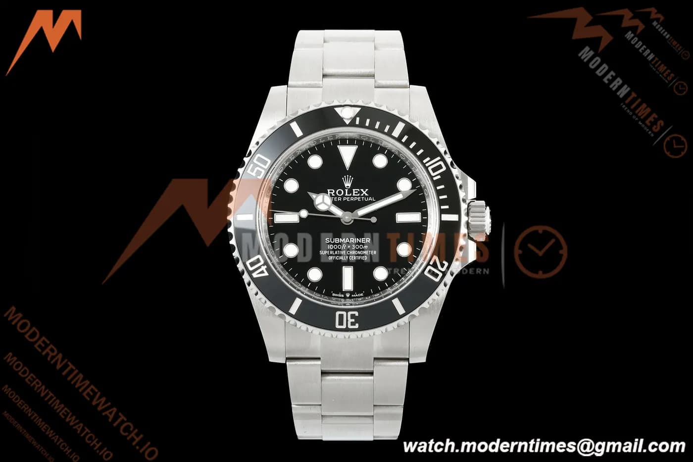 Rolex - Submariner 124060 No Date 904L 41mm SS/SS Black THBF SH3230