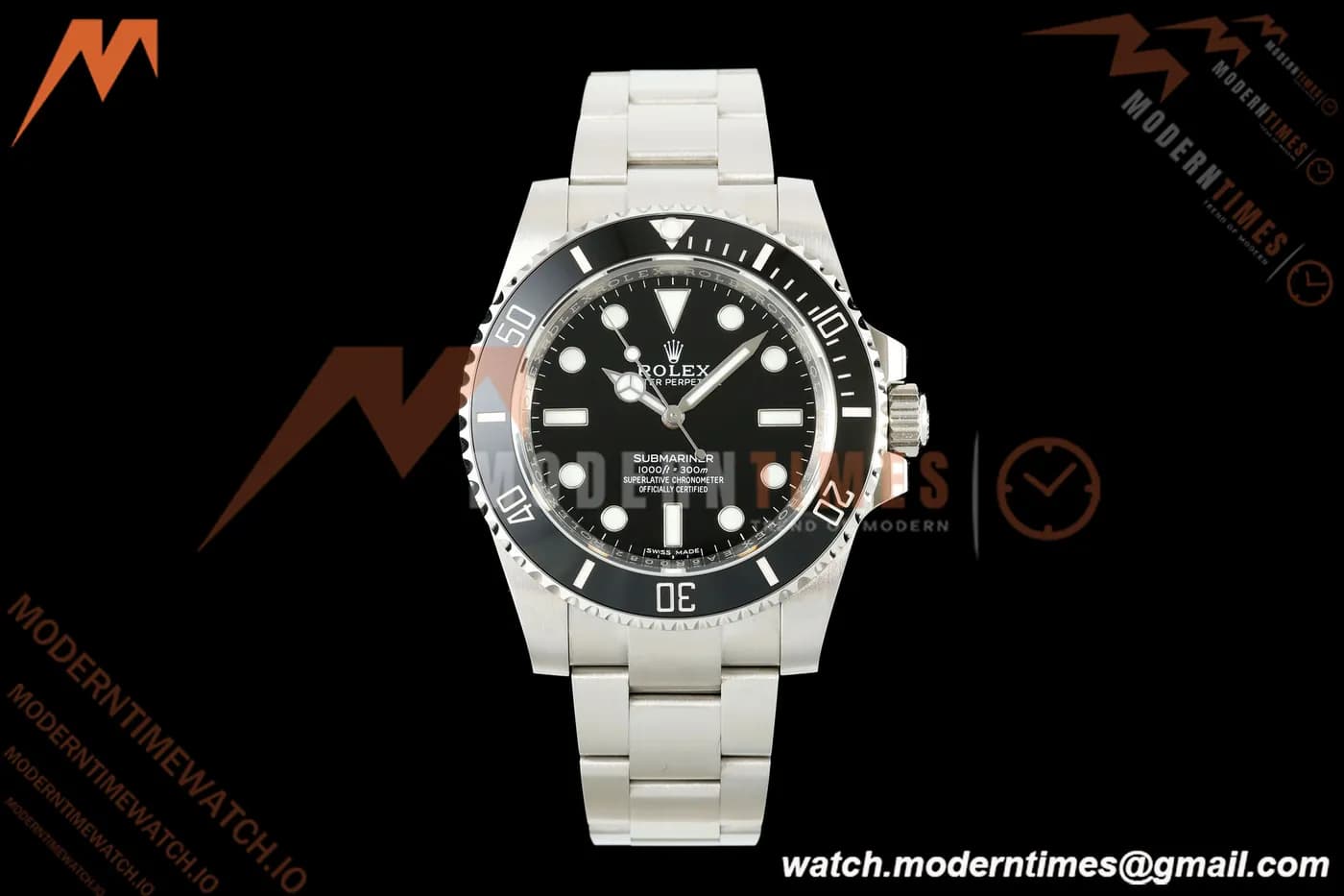 Rolex - Submariner No-Date 40mm 114060 316L SS/SS Black EWEF SH3130