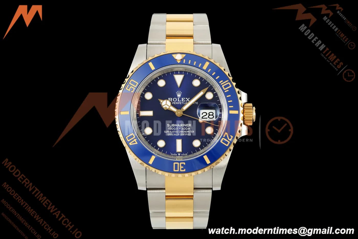 Rolex - Submariner 41mm 126613LB Gain Weight 904L YG/SS Blue VSF V2 VS3235