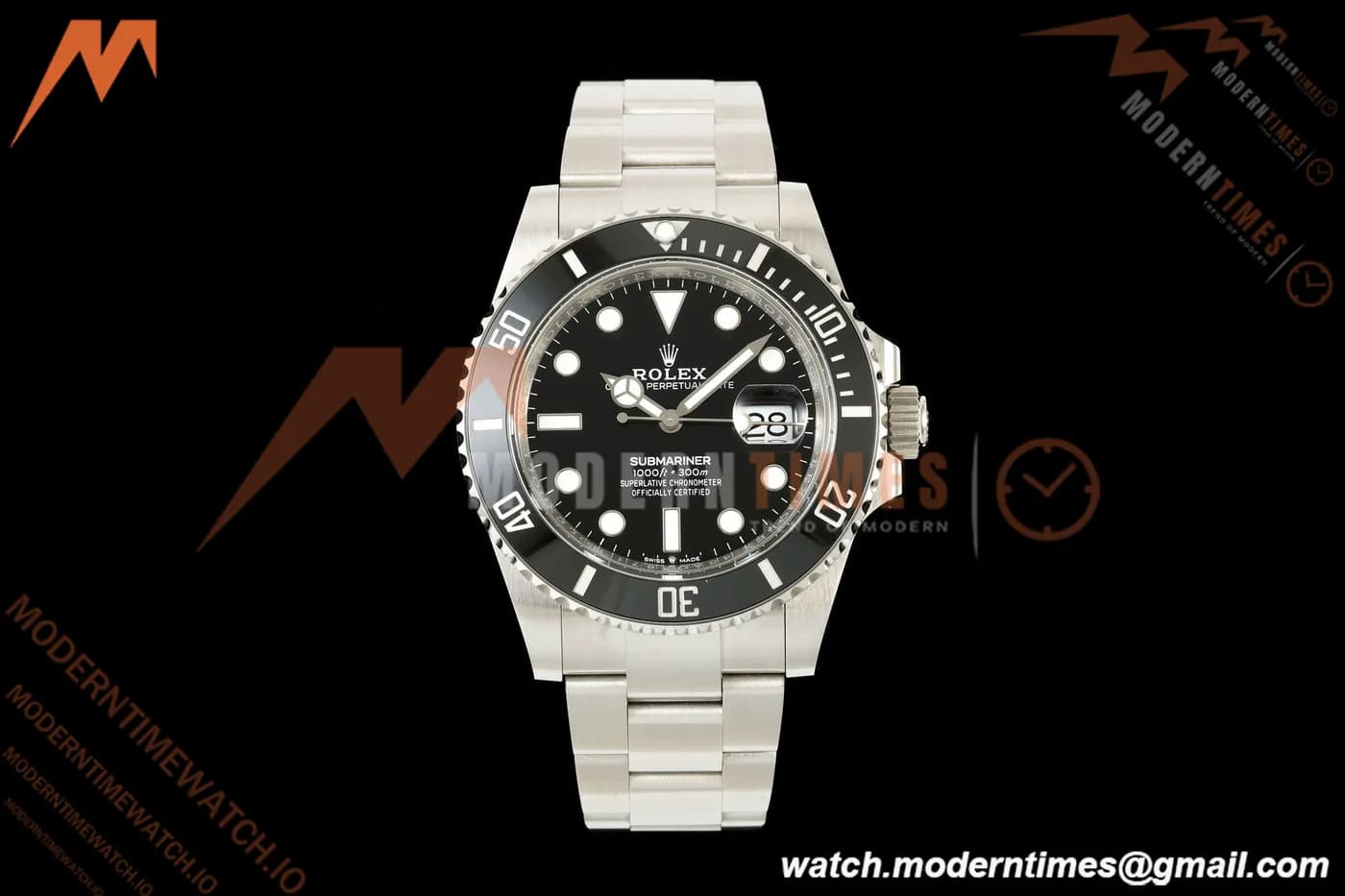 Rolex - Submariner 126610LN 904L 41mm SS/SS Black QF DD3235 Free Sprung