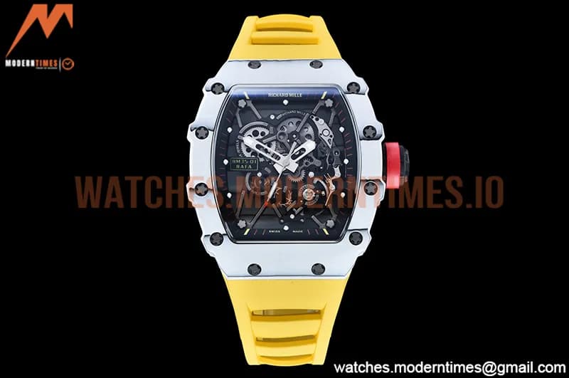 Richard Mille - RM35-01 Rafael Nadal Yelw W-NTPT/RU Skele RMXF RMUL3