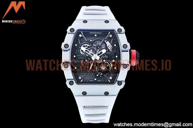 Richard Mille - RM35-01 Rafael Nadal Wht W-NTPT/RU Skele RMXF RMUL3