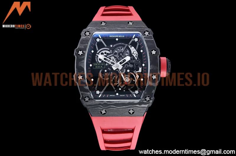 Richard Mille - RM35-01 Rafael Nadal Red NTPT/RU Skele RMXF RMUL3