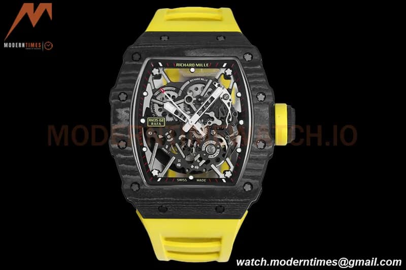 Richard Mille - RM35-02 Rafael Nadal Blk/Yelw FC/VRU BBR RMAL1